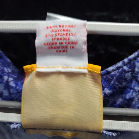 Ruby Rd Womens Top Multicolor Size XL Rayon Blend Stretch Long Sleeve - Picture 7 of 12